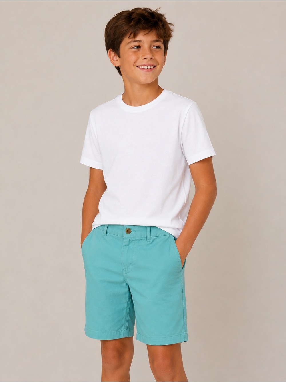 Polo Ralph Lauren Boys Chino Shorts Seafoam Green Size 12